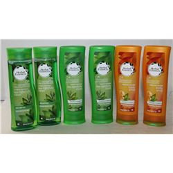 BAG OF 6 ASSORTED SHAMPOOS & CONDITIONERS
