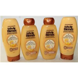 BAG OF 4 ASSORTED SHAMPOOS & CONDITIONERS