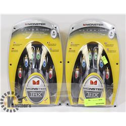NEW MONSTER ULTRA 1000 COMPONENT VIDEO CABLE 4FT