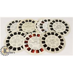 10 VINTAGE DISNEY VIEWMASTER REELS