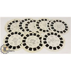 10 VINTAGE CANADA WORLD TRAVEL VIEW MASTER REELS