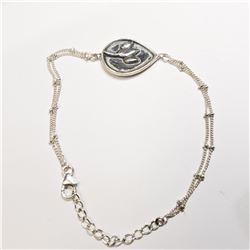 SILVER 7.5"  BRACELET (~WEIGHT 4.5G)