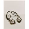 Image 1 : SILVER CUBIC ZIRCONIA  EARRINGS