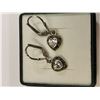 Image 2 : SILVER CUBIC ZIRCONIA  EARRINGS