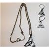 Image 1 : 16)  SILVER TONE CELTIC KNOT PENDANT