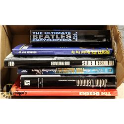BOX OF BEATLES BOOKS.