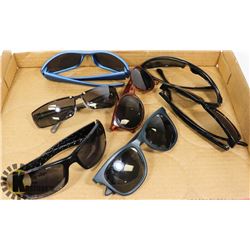 FLAT OF POLARIZED EDDIE BAUER SUNGLASSES AND MORE