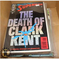 LOT OF 20 SUPERMAN COMICS.