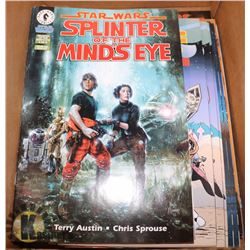 LOT OF 21 STAR WARS COMICS.