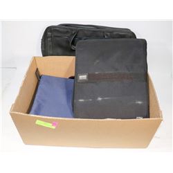 BOX WITH 6 ZIPPERED BINDERS
