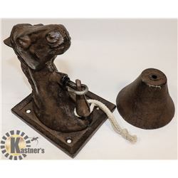 HEAVY CAST HORSE SPELL WALL MOUNT