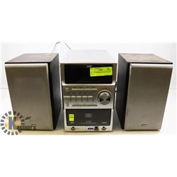 JVC 5 CD CHANGER AUDIO SYSTEM AS IS