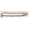 Image 1 : LADIES SILVER TENNIS BRACELET