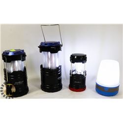 LOT OF 4 EDDIE BAUER LANTERNS