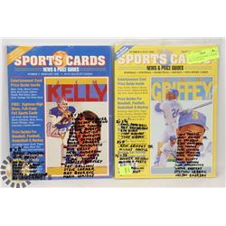 LOT OF 2 SPORTS CARDS / LEGENDS PRICE GUIDE WITH