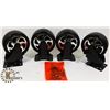 Image 1 : SET OF 4 NEW 5 INCH CASTOR WHEELS.