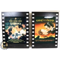 TWO MARQUEE FRAMED MOVIE POSTERS.