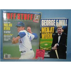 Pair of baseball sports books