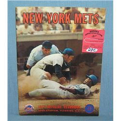 NY Mets 1971 official year book