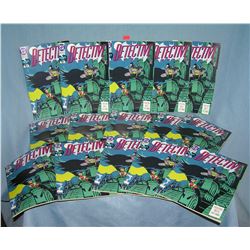 Large group of Detective comic books