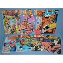 Group of vintage Arak son of thunder comic books