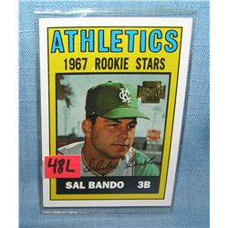 Sal Bando retro style baseball card