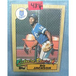 Bo Jackson rookie baseball card