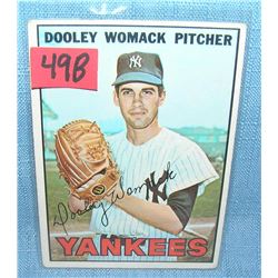 Dooley Womack 1967 Topps rookie card