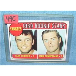 1969 Topps NY Yankees rookie stars