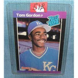 Tom Gordon rookie baseball card