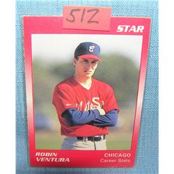 Robin Ventura rookie baseball card