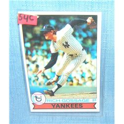 Rich  Goose  Gossage vintage all star baseball card