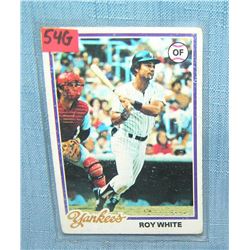 Roy White vintage all star baseball card