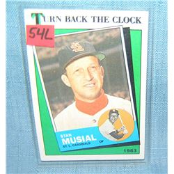 Stan Musial vintage all star baseball card