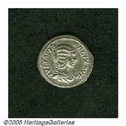 Roman. Julia Domna, wife of Septimius Severus. AR denarius Julia Domna, wife of Septimius Severus.