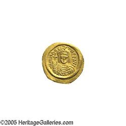 Byzantine. Maurice Tiberius. A.D. 582-602. AV solidus (21 mm, Maurice Tiberius.