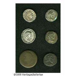 Lot of six Provincial coins, mostly Alexandrian. In Lot of six Provincial coins, mostly Alexandrian.