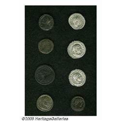 Lot of eight Roman denarii and AE. Includes: Denari Lot of eight Roman denarii and AE.