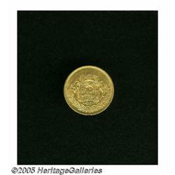 Afghanistan. Amanullah gold Amani SH1304/7 (1925), KM912, nice b Amanullah gold Amani SH1304/7 (1925