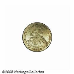 Bolivia. Carlos IV gold 8 Escudos 1803-PJ, KM81, VF+, some t Carlos IV gold 8 Escudos 1803-PJ, 