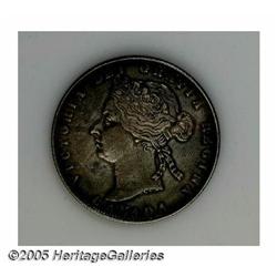 Canada. Victoria 50 Cents 1881H, KM6, XF details but cleane Victoria 50 Cents 1881H, 