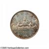 Image 2 : Canada. George VI Dollar 1947 Pointed 7, KM37, MS64 PCGS, a George VI Dollar 1947 Pointed 7, 