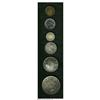 Image 1 : Canada. George VI Mint Set 1945, six coin set, Cent through George VI Mint Set 1945, 