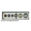 Image 2 : Canada. George VI Mint Set 1945, six coin set, Cent through George VI Mint Set 1945, 