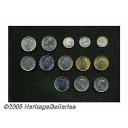 Canada. Assortment of 5 Cents, thirteen coins including: 19 Assortment of 5 Cents, 