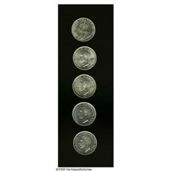 Canada. Assortment of Silver Dollars, five nice coins featu Assortment of Silver Dollars, 