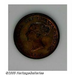Canada. New Brunswick. Victoria Penny 1854, KM4, choice glo New Brunswick. Victoria Penny 1854, 