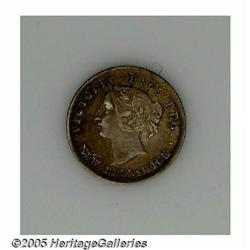 Canada. New Brunswick. Victoria 5 Cents 1862, KM7, toned VF New Brunswick. Victoria 5 Cents 1862, 