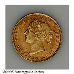 Canada. Newfoundland. Victoria gold 2 Dollars 1882H, KM5, l Newfoundland. Victoria gold 2 Dollars 18