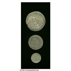 Denmark. Frederik III Silver Type Trio, Hede 136A 4 Skilling Frederik III Silver Type Trio, 